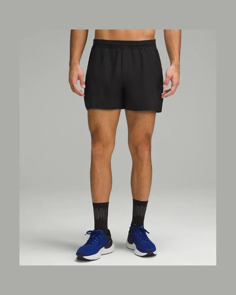 LULULEMON Pace Breaker Shorts ohne Liner für Männer – 13 cm – Größe in Black Black