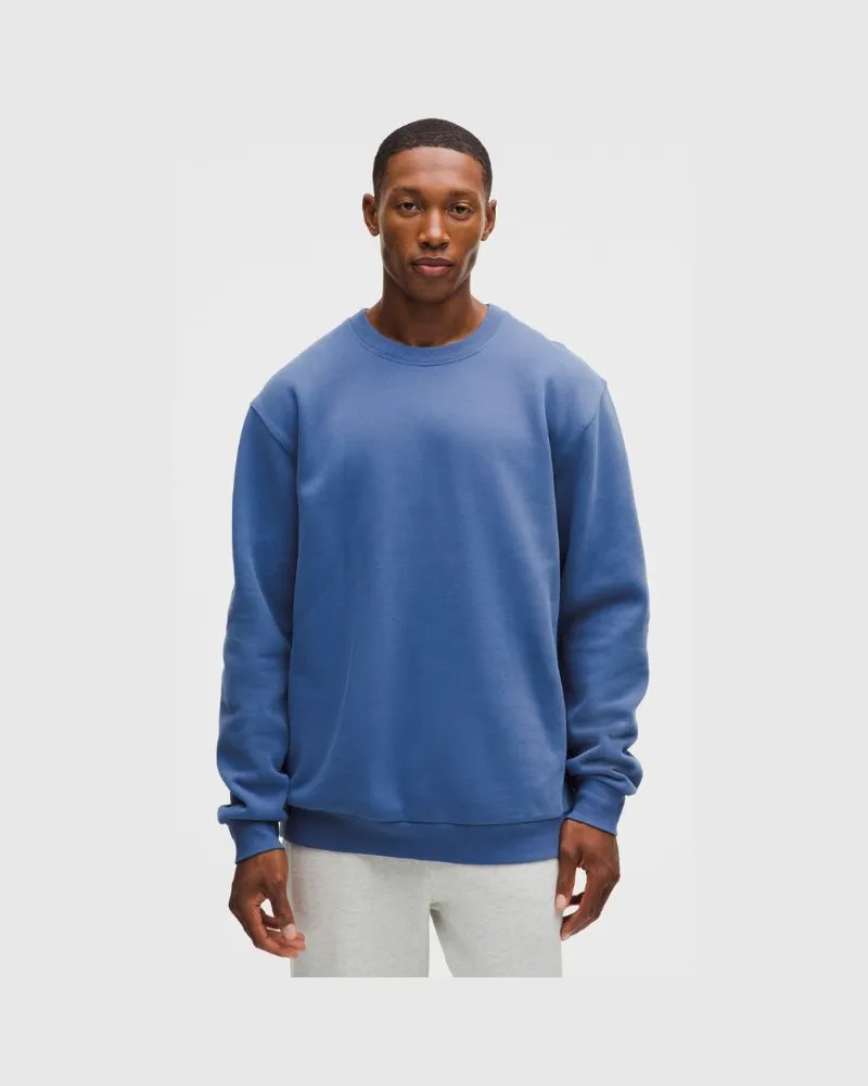 LULULEMON Steady State Pullover mit Rundhalsausschnitt für Männer – Größe in Brilliant Blue Brilliant