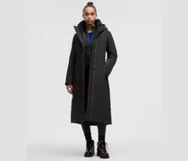 Langer Snow Warrior-Daunenparka mit Füllkraft 600 für Frauen – Größe in Schwarz