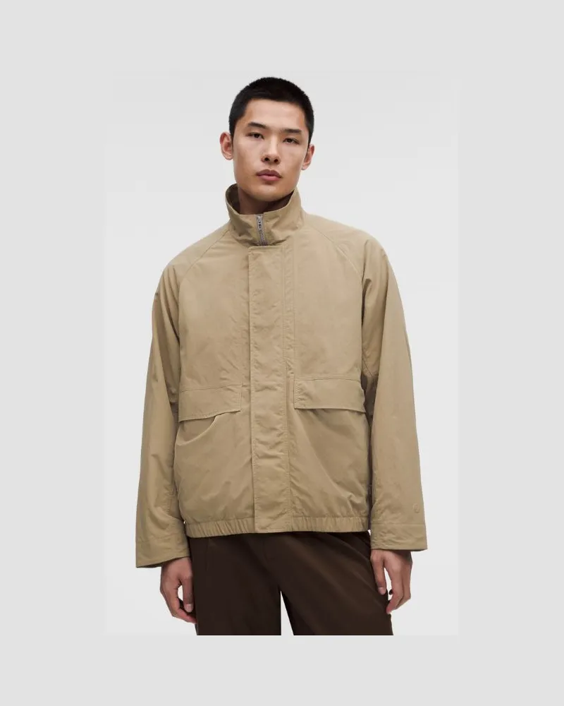 LULULEMON Always Effortless Jacke für Männer – Khaki – Größe Oakwood
