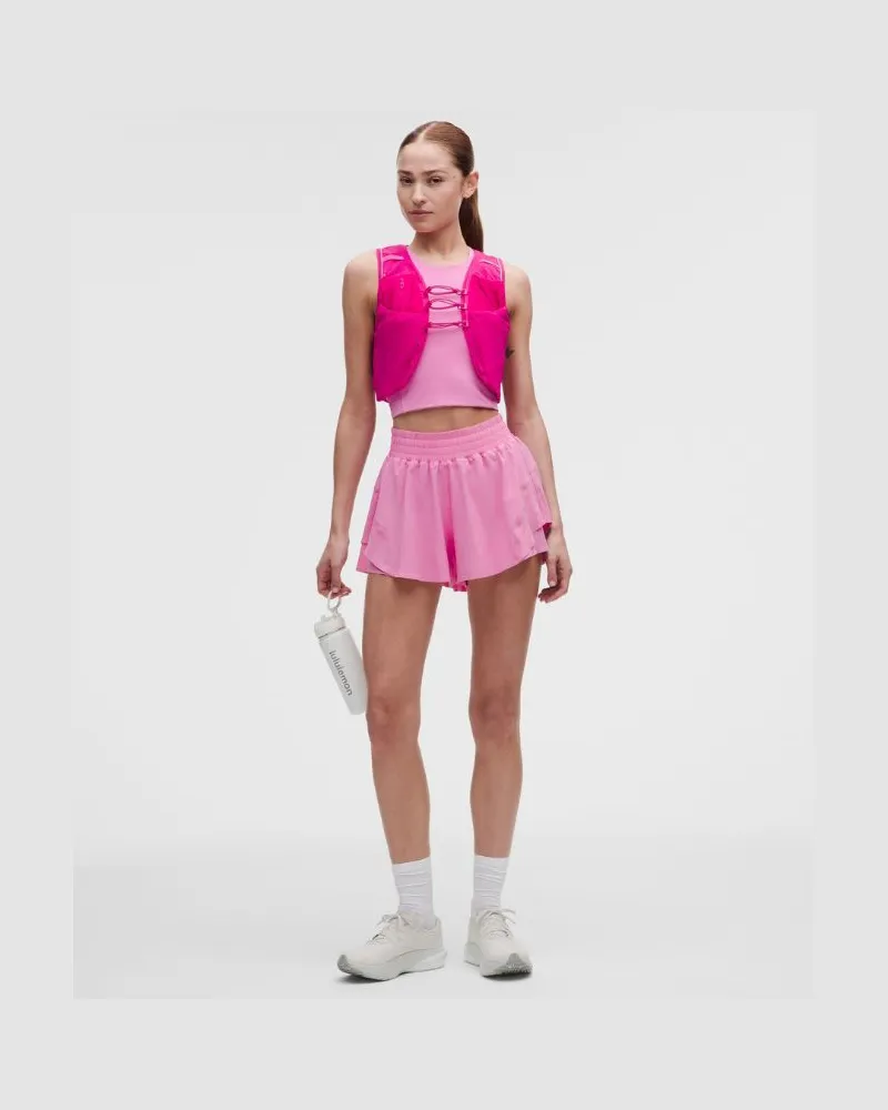 LULULEMON Shake It Out Lauf-Shorts mit hohem Bund für Frauen – 6 cm – Größe in Sweet Sorbet Sweet