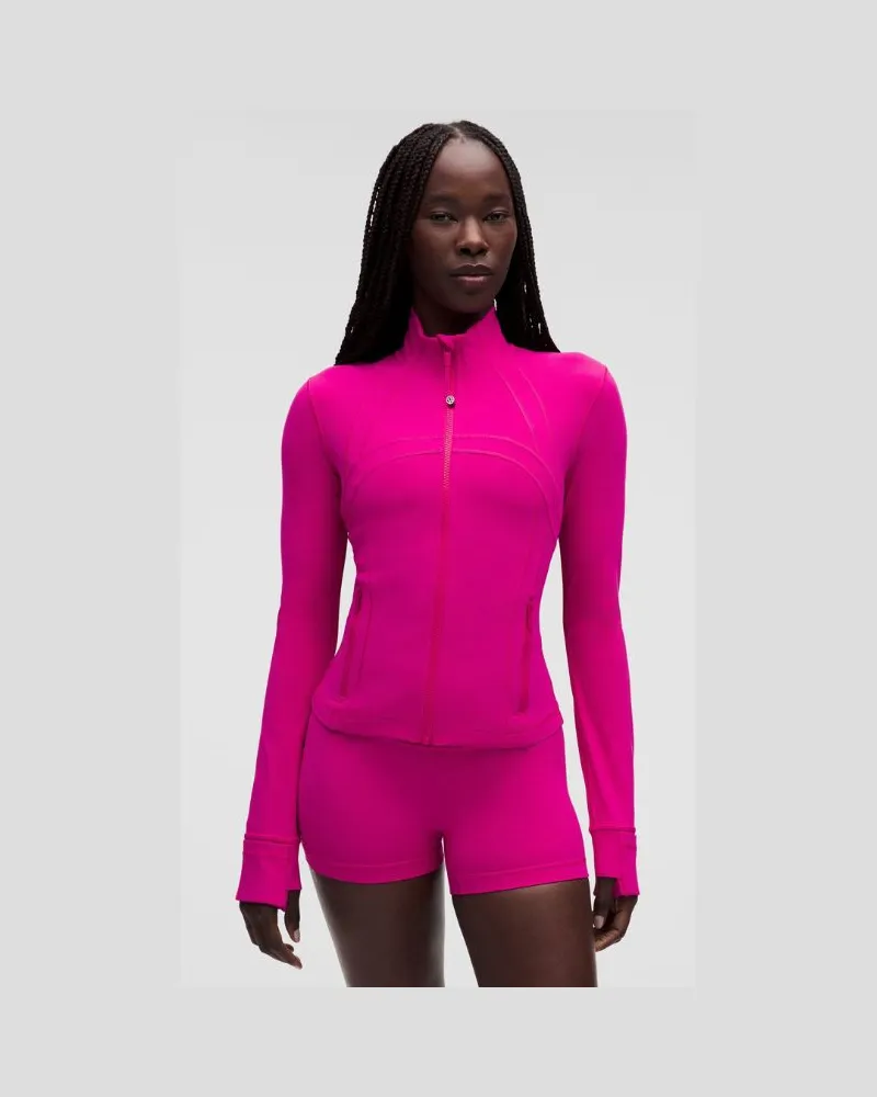 LULULEMON Define Crop-Jacke Nulu für Frauen – Größe in Pink Flare Pink