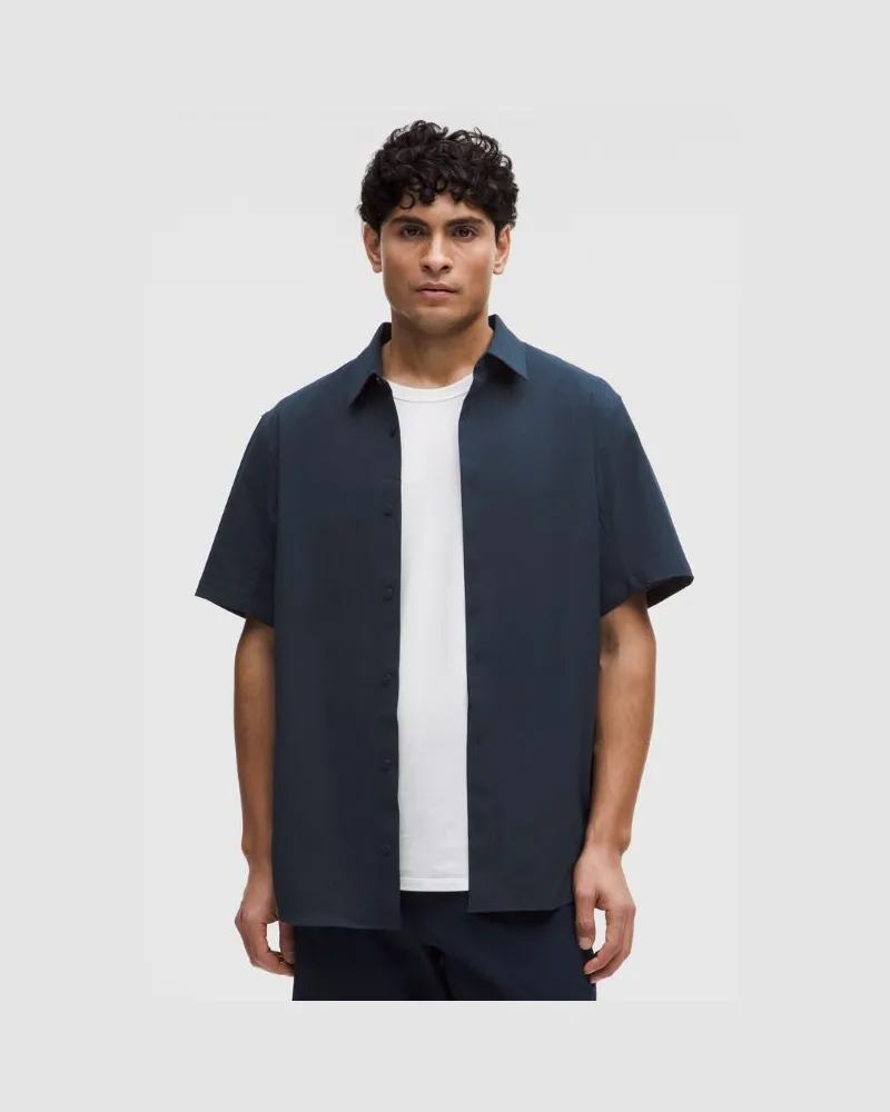 LULULEMON Airing Easy Kurzarm-Shirt für Männer – Größe in True Navy True