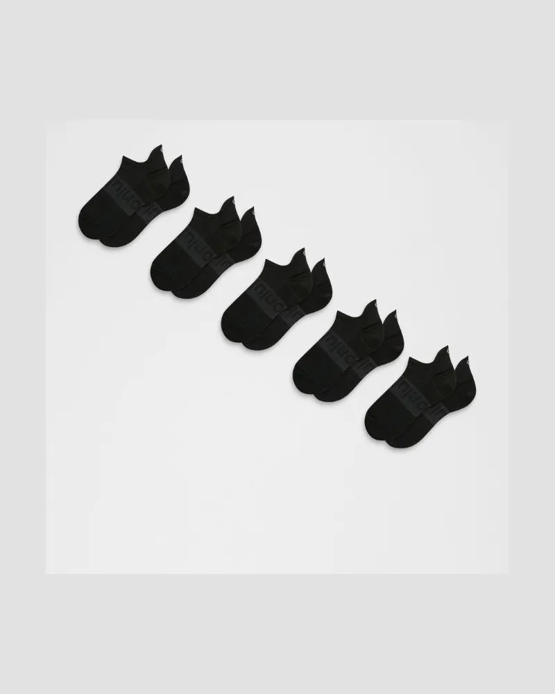 LULULEMON Unisex Power Stride Tab Socks 5er-Pack – Größe in Black Black