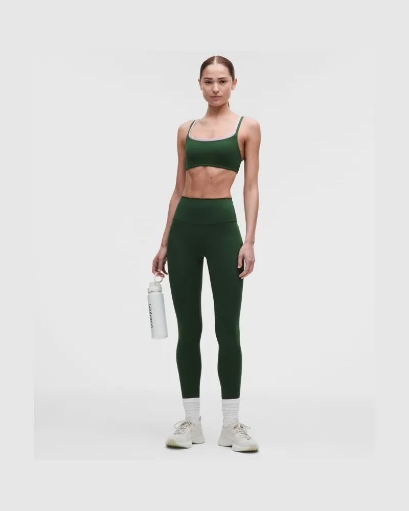 LULULEMON Wunder Train No Line Leggings mit hohem Bund für Frauen – 71 cm – Größe in Ivy Grove Ivy