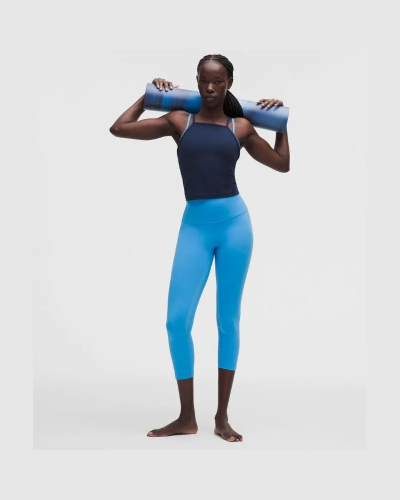 LULULEMON Align Crop Leggings mit hohem Bund für Frauen – 53,3 cm – Größe in Ocean Wave Ocean
