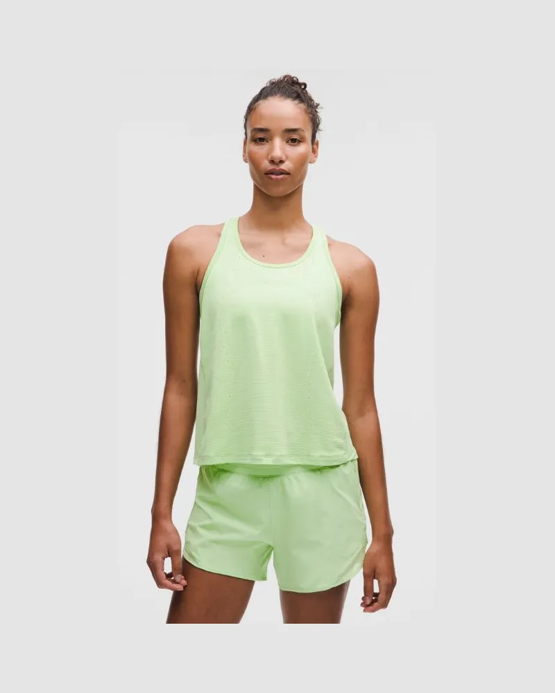 LULULEMON Swiftly Tanktop mit Mesh hinten für Frauen – Größe in Lemongrass Lemongrass