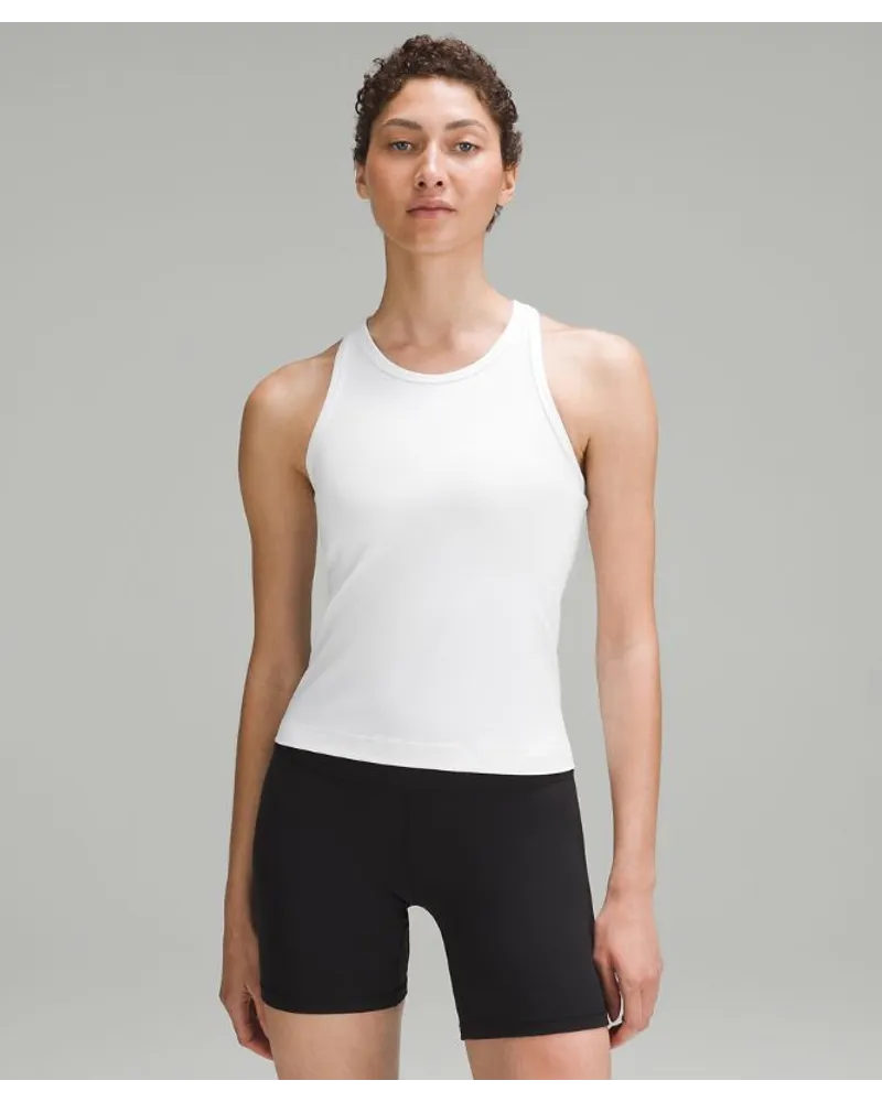 LULULEMON Align Racerback-Tanktop in Taillenlänge White