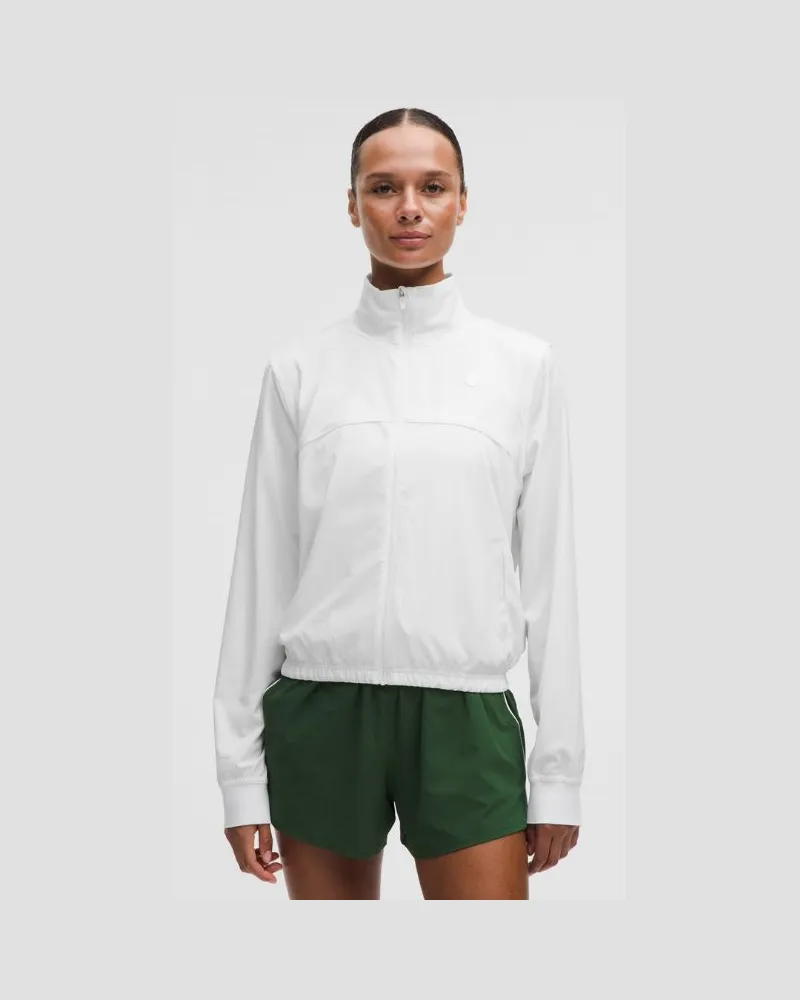 LULULEMON Court Rival Tennis-Trainingsjacke für Frauen – Größe in White White