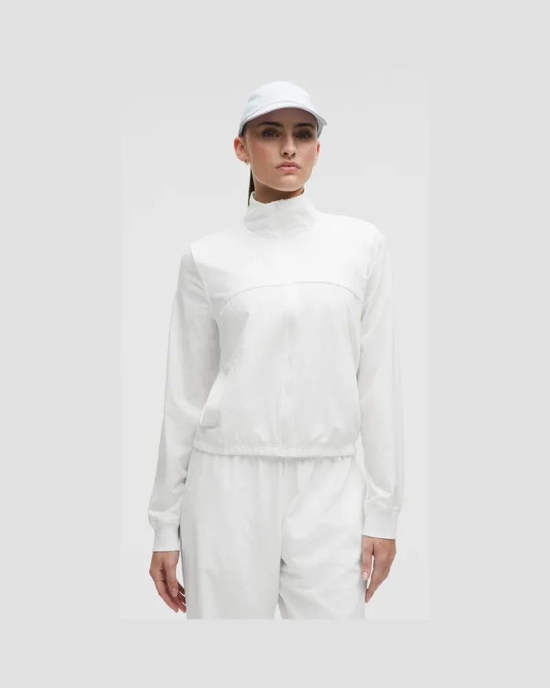 LULULEMON Court Rival Tennis-Trainingsjacke für Frauen – Größe in White White