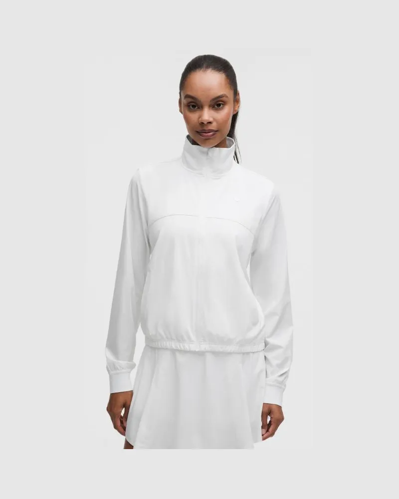 LULULEMON Court Rival Tennis-Trainingsjacke für Frauen – Größe in White White