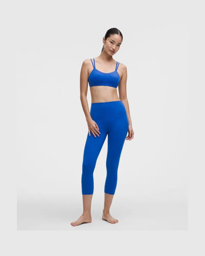 LULULEMON Align Crop Leggings mit hohem Bund für Frauen – 53,3 cm – Größe in Beach Ball Blue Beach