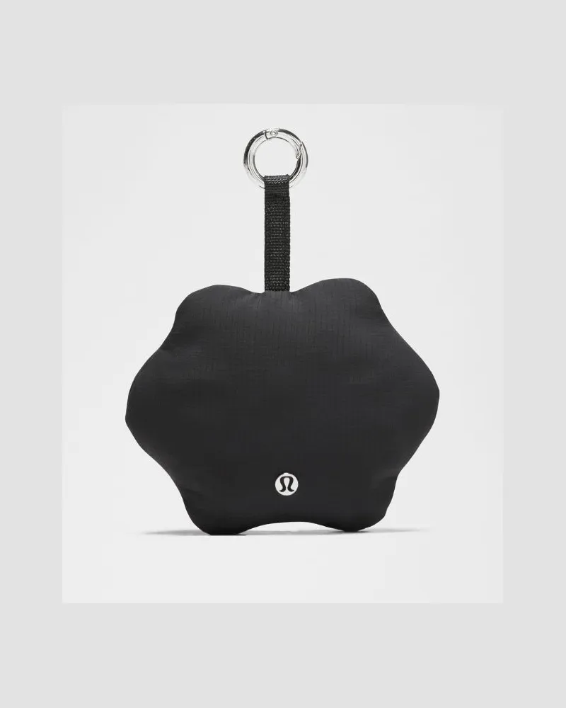 LULULEMON Quilty Puff-Nano-Beutel in Schwarz/Silber Schwarz