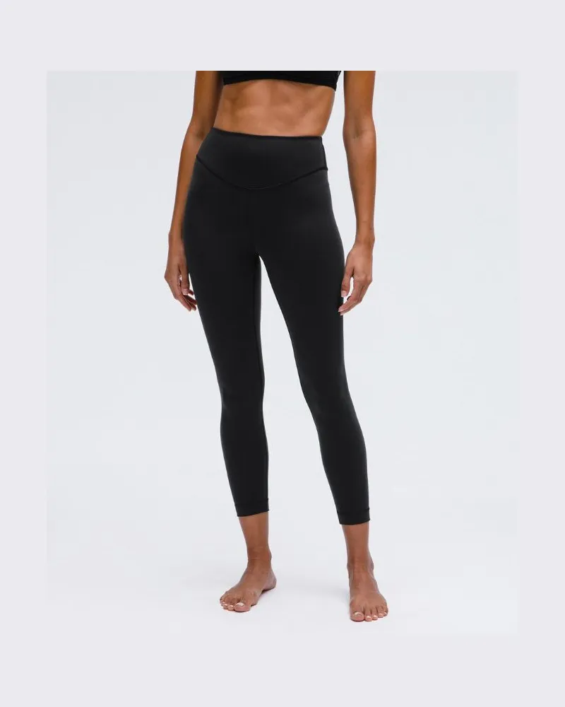 LULULEMON Wunder Under Leggings aus mit hohem Bund für Frauen – 64 cm – Größe in Black Black