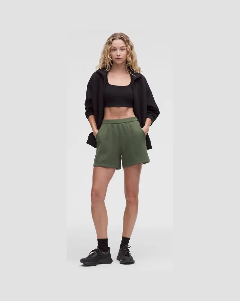 LULULEMON Smooth Spacer-Shorts mit hohem Bund für Frauen – 13 cm – Größe in Sassy Sage Sassy