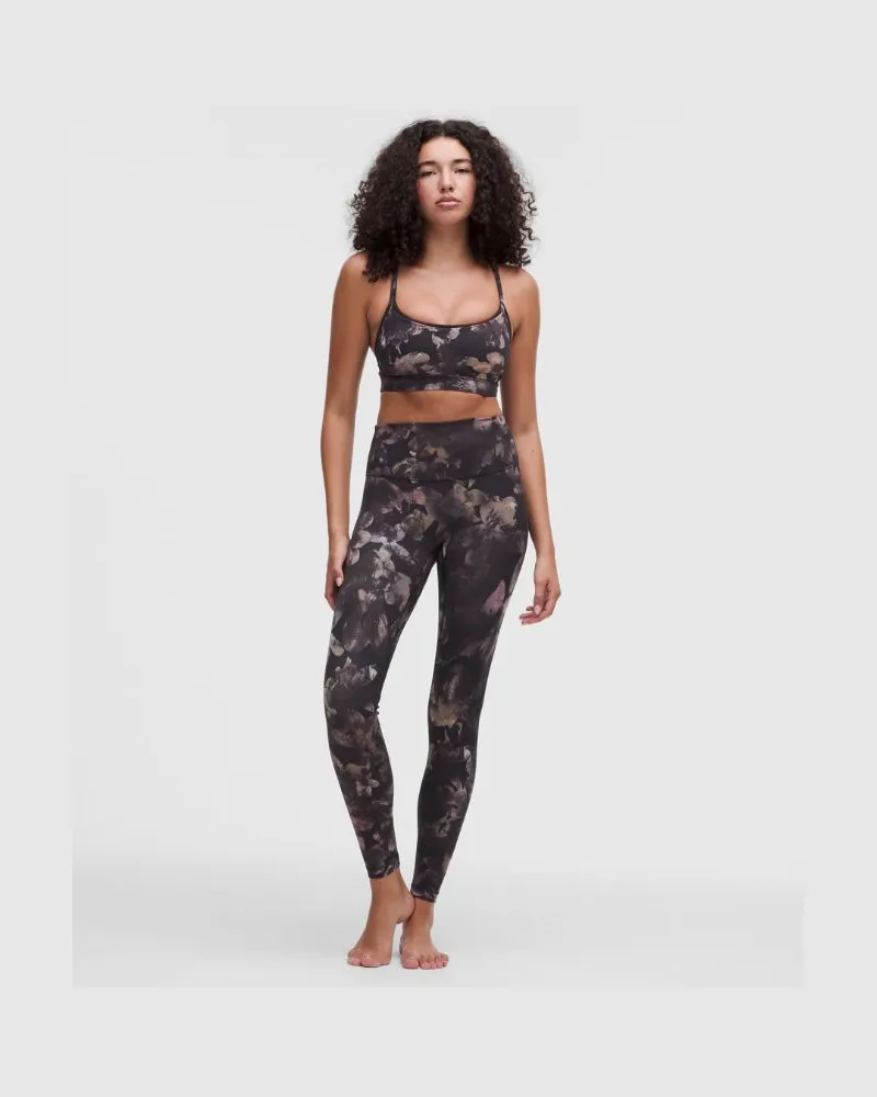 LULULEMON Align No Line Hose mit hohem Bund für Frauen – 71 cm – Größe in Moonlight Floral Multi Moonlight