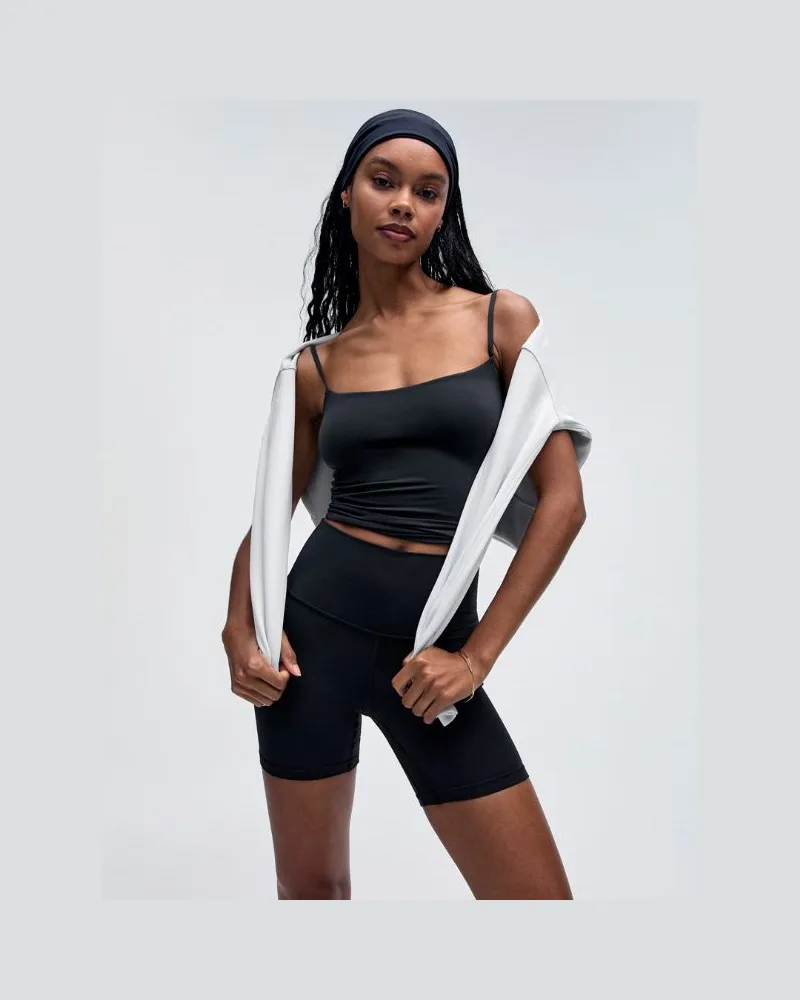 LULULEMON Align Shorts mit hohem Bund für Frauen – 15 cm – Größe in Black Black