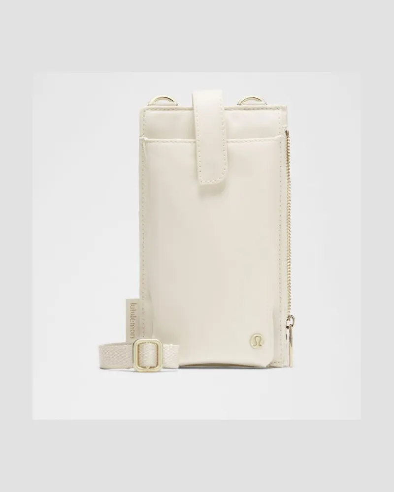 LULULEMON Phone Crossbody in Light Ivory Light