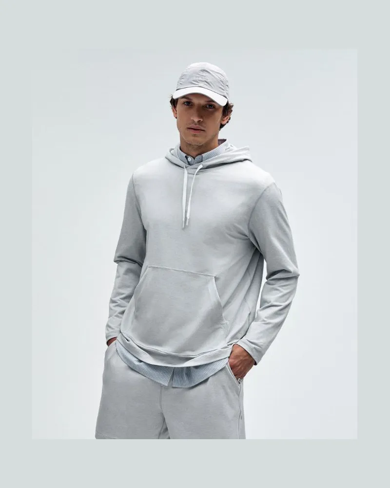 LULULEMON Soft Jersey Hoodie für Männer – Größe in Heathered Vapor/Heathered Silver Drop Heathered