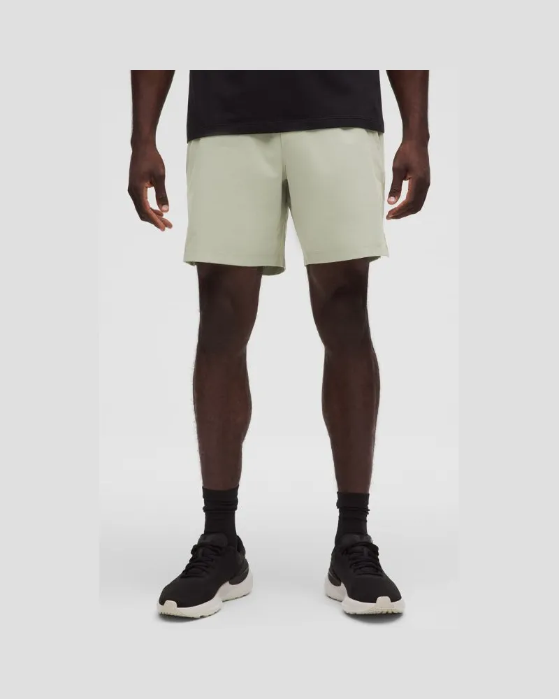 LULULEMON Zeroed In Shorts ohne Liner für Männer – 18 cm – Größe in Fog Green Fog