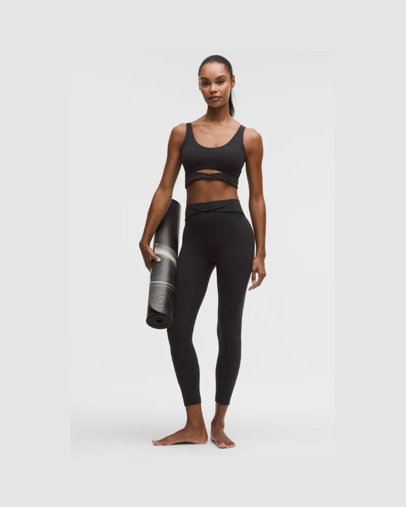 LULULEMON Align No Line High-Rise Twist Leggings 25" für Frauen – Größe in Black Black