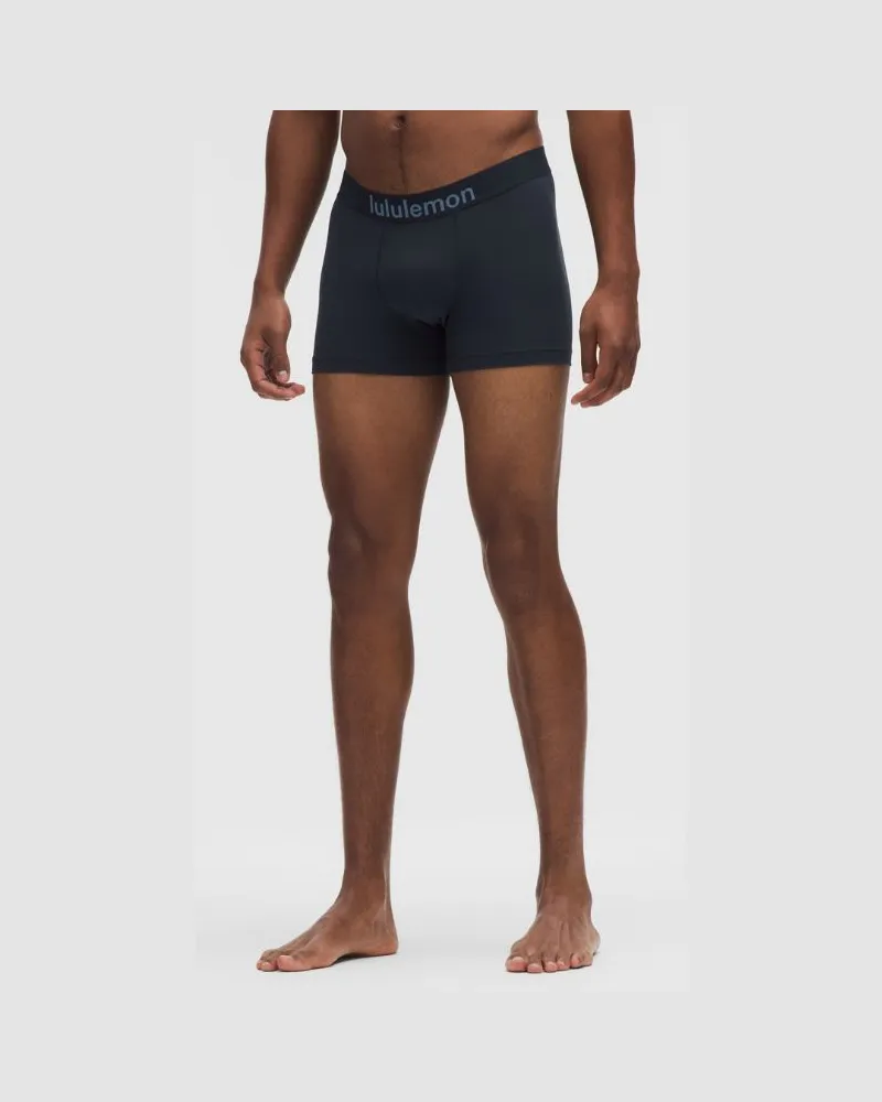 LULULEMON Soft Stretch Active Boxer Slip 3" für Männer – Größe in True Navy True