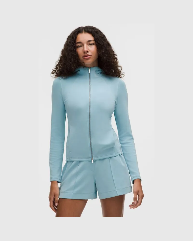 LULULEMON Leichter Softstreme Hoodie mit Reißverschluss für Frauen – Größe in Seafoam Seafoam