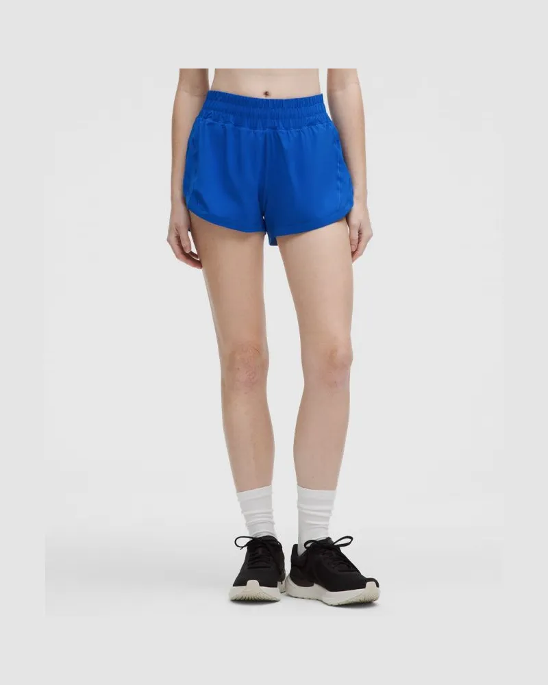 LULULEMON Track That Shorts mit Liner und hohem Bund für Frauen – 8 cm – Größe in Galactic Cobalt Galactic