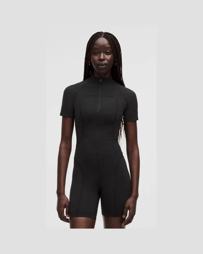 LULULEMON Body aus Everlux mit Frontreißverschluss SLNSH Kollektion für Frauen – 15 cm – Größe in Black Black