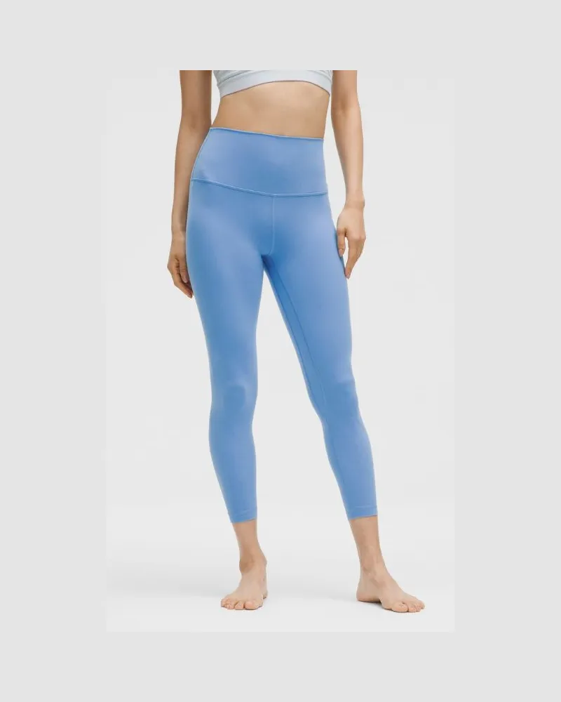 LULULEMON Align Crop Leggings mit hohem Bund für Frauen – 58 cm – Größe in Pool Party Pool