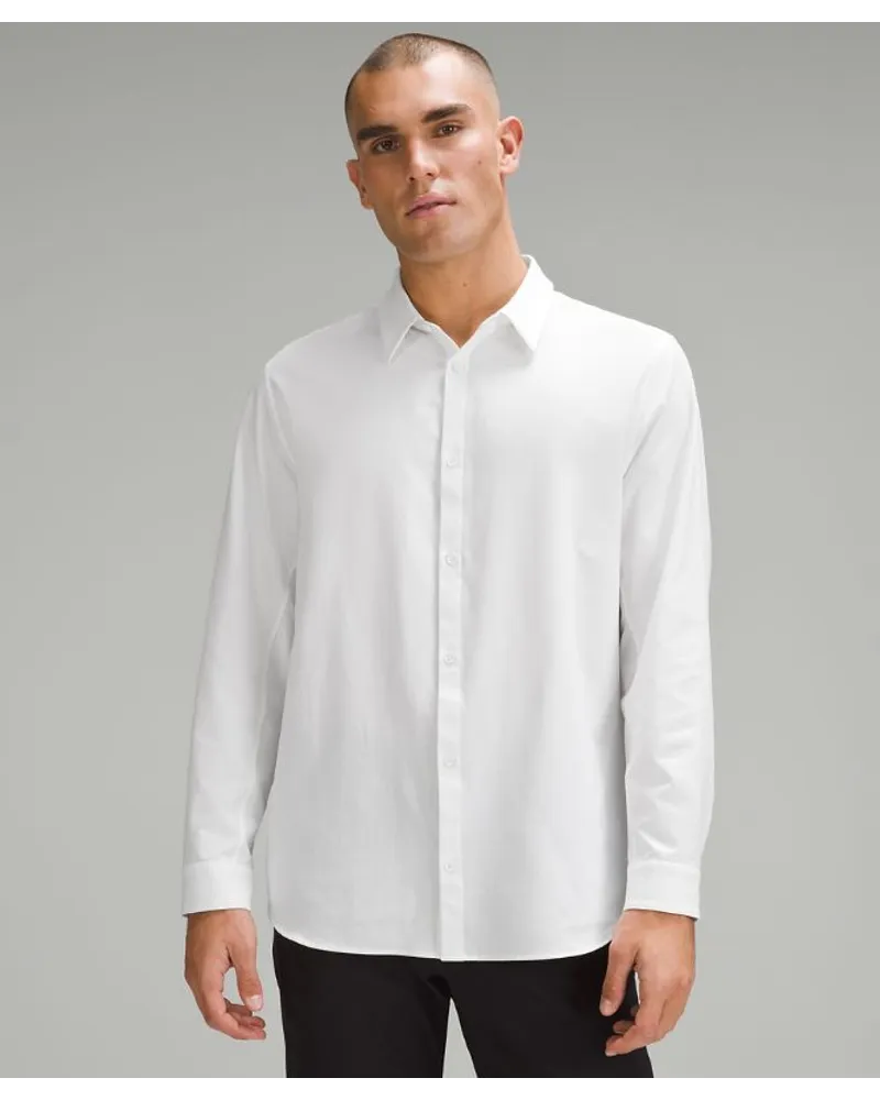 LULULEMON New Venture Langarmshirt im Classic Fit White