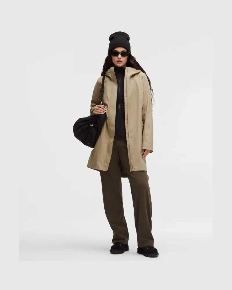 LULULEMON Rain Rebel Jacke für Frauen – Größe in Sheer Oak Sheer