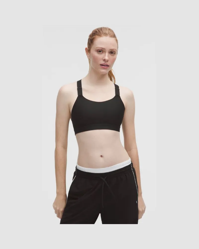 LULULEMON Adjustable-Fit Sports Bra Medium Support, B/C Cup für Frauen – Größe in Black Black