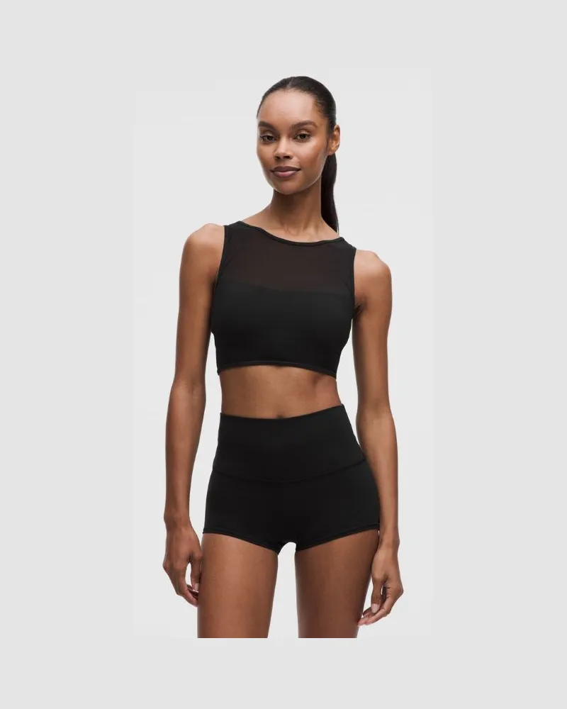 LULULEMON Bend This BH mit Bandeau- und V-Ausschnitt Leichter Halt für A–C-Cups für Frauen – Größe in Schwarz Schwarz