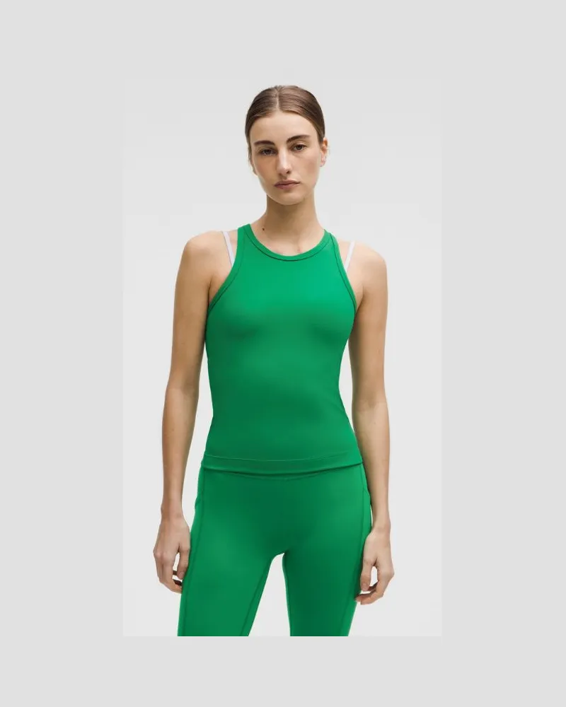 LULULEMON Align Racerback-Tanktop in Taillenlänge für Frauen – Größe in Raceway Green Raceway