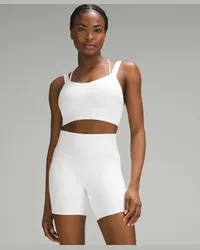 LULULEMON Like a Cloud Longline-BH Leichter Halt D/DD-Cups White