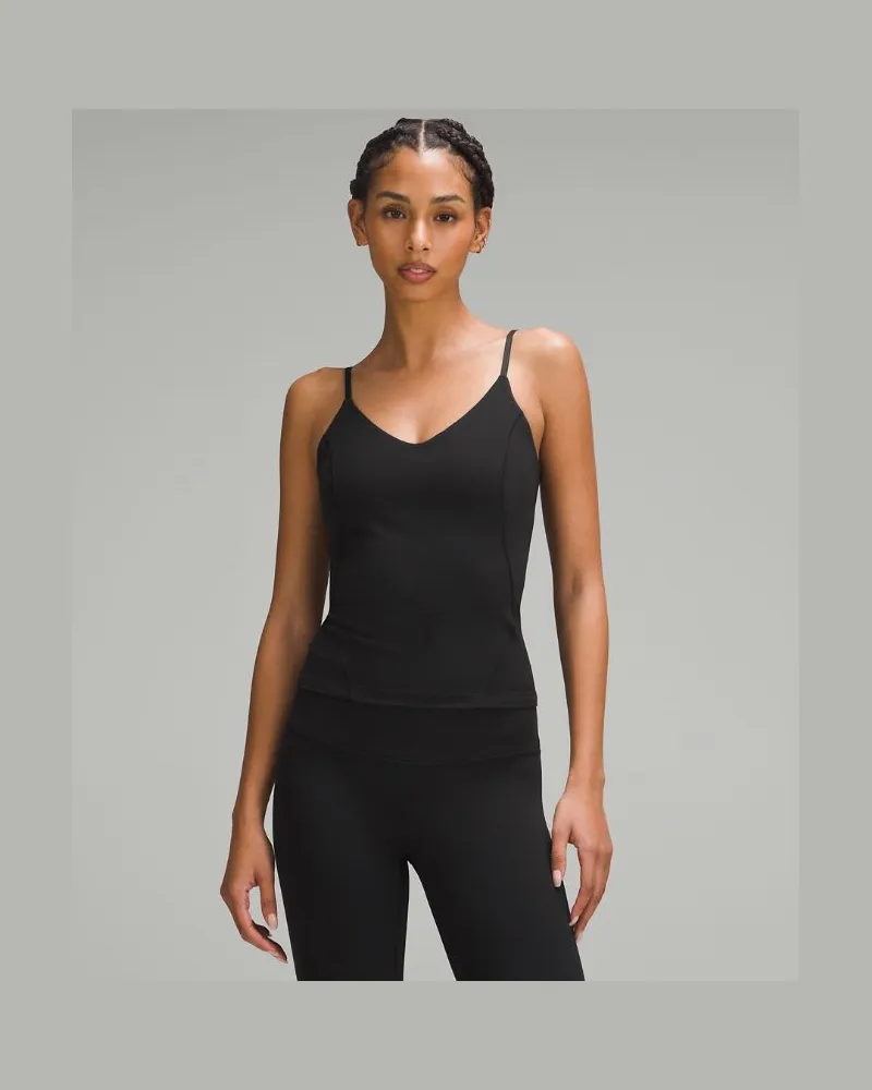 LULULEMON Align Tanktop in Taillenlänge Leichter Halt C/D-Cups für Frauen – Größe in Black Black