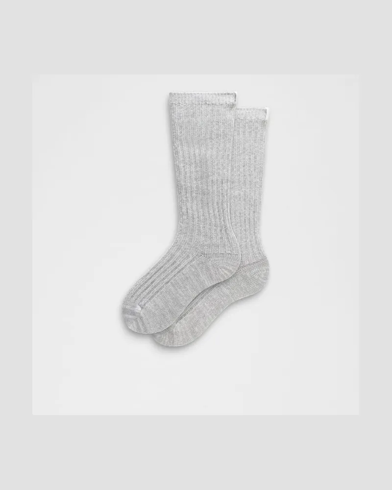 LULULEMON Unisex Ragg-Socken in Crew-Länge – Größe in Heathered Grey Heathered