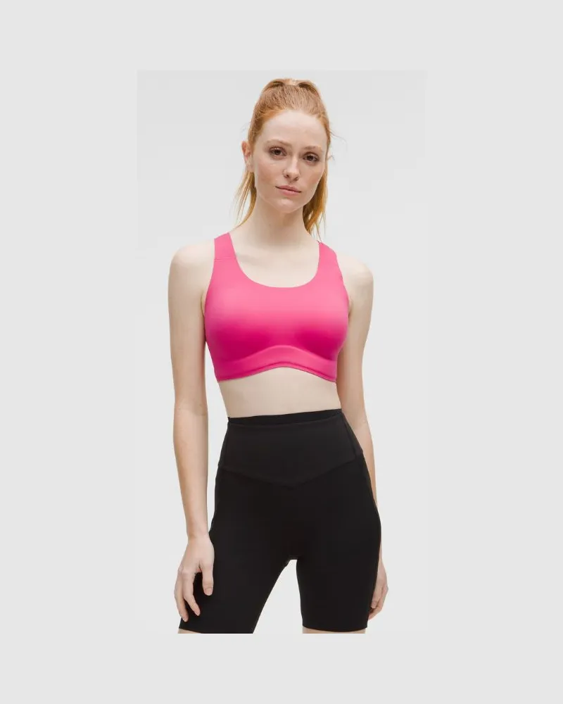 LULULEMON Go Further BH mit Support Code Technologie Starker Halt für C/D-Cups für Frauen – Größe in Raspberry Coulis Raspberry