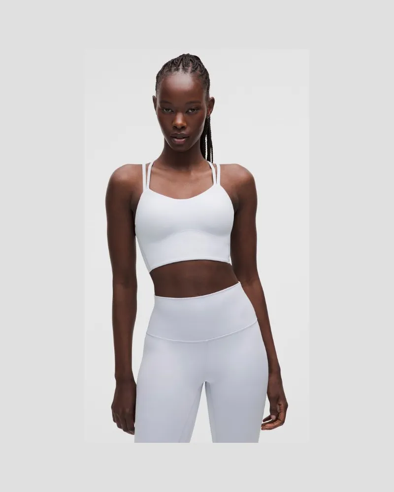 LULULEMON Like a Cloud Longline-BH Leichter Halt B/C Cups für Frauen – Größe in Starch Blue Starch