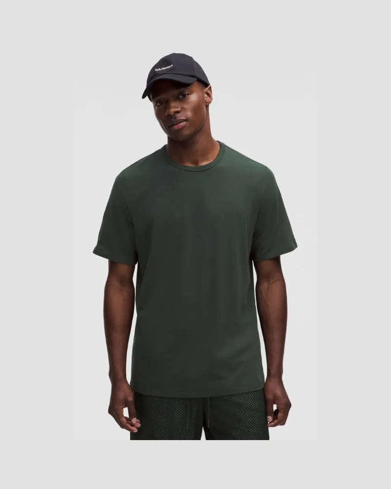 LULULEMON T-Shirt aus Bio- im Classic Fit für Männer – Größe in Rainforest Green Rainforest