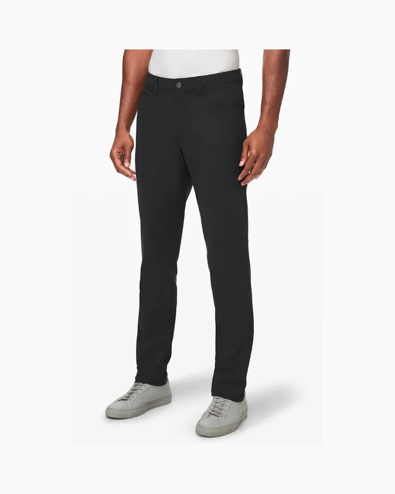 LULULEMON ABC Hose im Slim Fit mit 5 Taschen Warpstreme für Männer – 76 cm – Größe in Obsidian Obsidian
