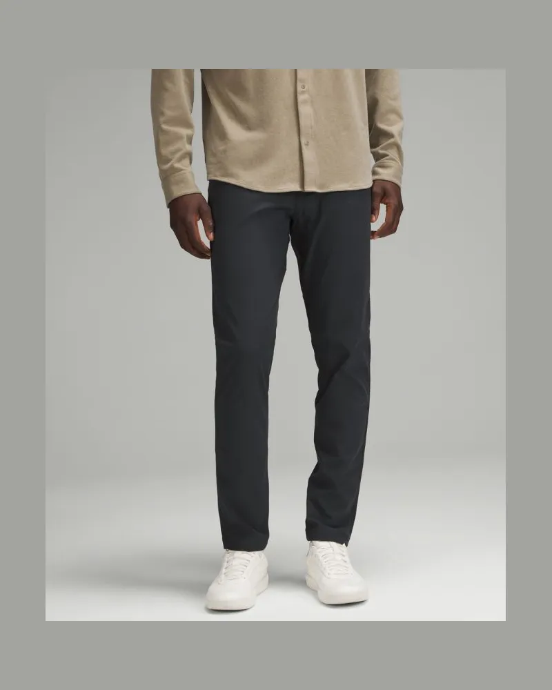 LULULEMON ABC Hose im Slim Fit mit 5 Taschen Warpstreme für Männer – 76 cm – Größe in Obsidian Obsidian