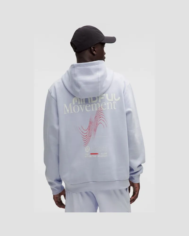 LULULEMON Steady State Hoodie Grafik für Männer – Größe in Serene Blue Serene