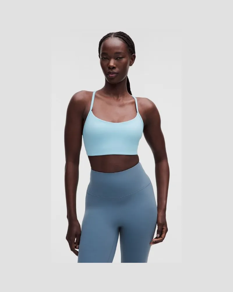 LULULEMON Flow Y BH Leichter Halt für A/B-Cups Evolve für Frauen – Größe in Foam Cloud Foam