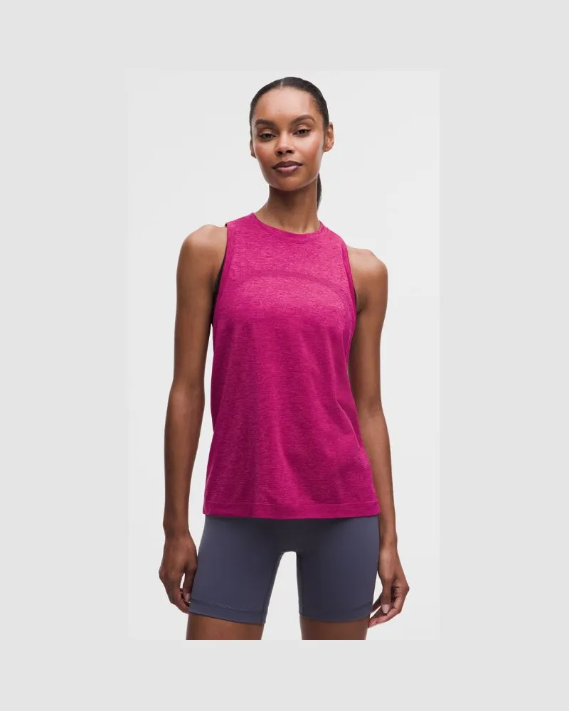 LULULEMON Swiftly Relaxed Tanktop e Passform für Frauen – Größe in Raspberry Rave/Flamingo Fun Tone Raspberry