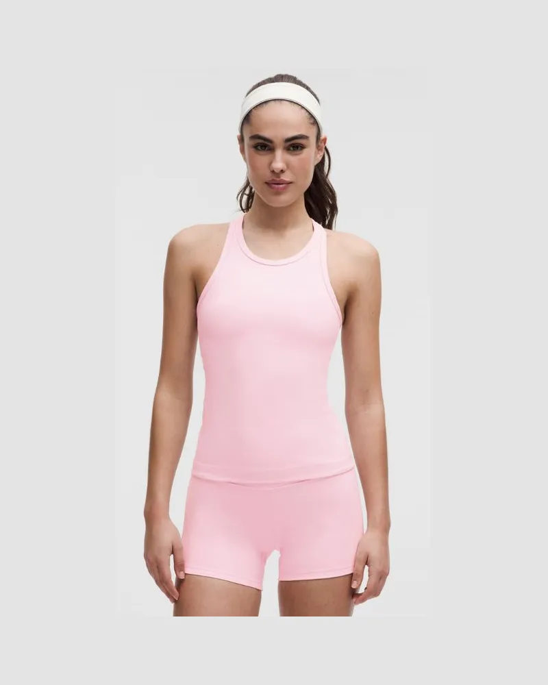LULULEMON Align Racerback-Tanktop in Taillenlänge für Frauen – Größe in Pink Organza Pink