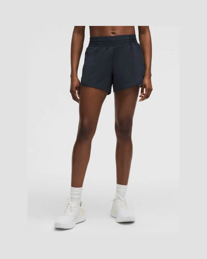 LULULEMON Hotty Hot Shorts mit hohem Bund und Liner für Frauen – 10 cm – Größe in True Navy True