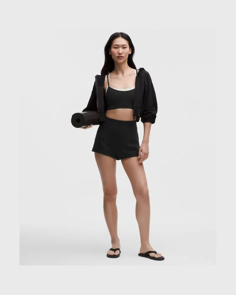 LULULEMON Define Micro Shorts Luon für Frauen – Größe in Black Black