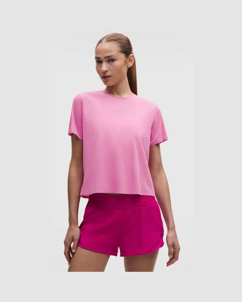 LULULEMON Fast and Free Kurzarmshirt für Frauen – Größe in Sweet Sorbet Sweet